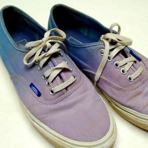 Vans Shoes Blue Purple men's 7 women's 8 1/2